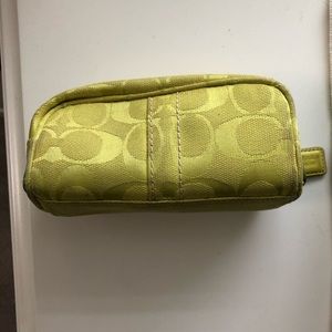 Coach makeup pouch